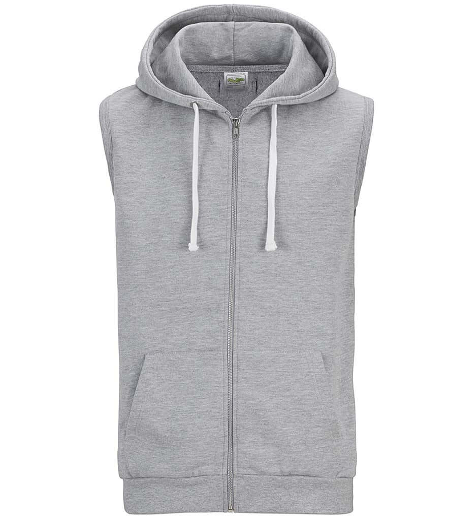 Sleeveless Zoodie front grey
